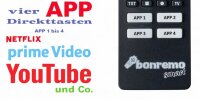 Techwood H32T60F kompatible Ersatz Fernbedienung