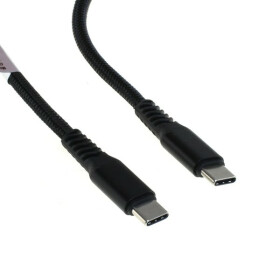 USB-C Ladekabel Länge 1,0m mit USB-PD (Power Delivery)...