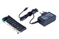 Universal Festspannungs-Stecker-Netzteil 12V/30W inkl. 10...