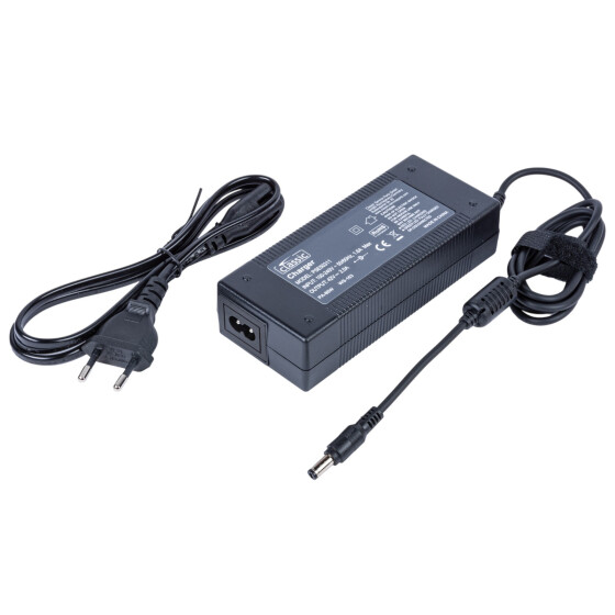 Ladegerät 2A kompatibel mit Maratron TLH-EV001 Modell 75-05-00129 - 36V - 11Ah Bottle Type E-Bike Akku (Ladeanschluss DC 5.5mm rund)